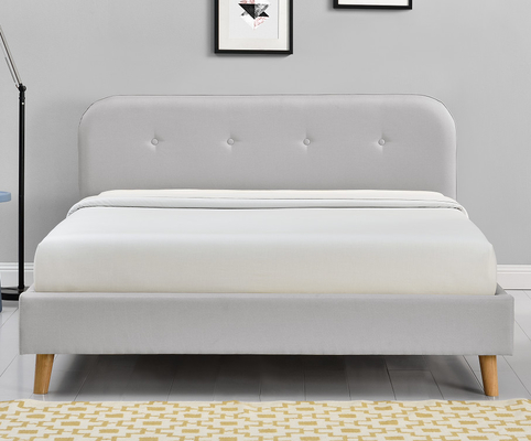 ODM Tufted Upholstered Queen Platform Bed आधुनिक सरल 140x200Cm